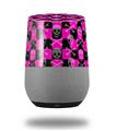 Decal Style Skin Wrap for Google Home Original - Skull and Crossbones Checkerboard (GOOGLE HOME NOT INCLUDED)