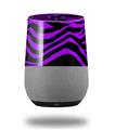 Decal Style Skin Wrap for Google Home Original - Purple Zebra (GOOGLE HOME NOT INCLUDED)