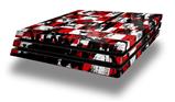 Vinyl Decal Skin Wrap compatible with Sony PlayStation 4 Pro Console Checker Graffiti (PS4 NOT INCLUDED)