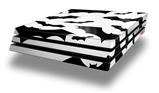 Vinyl Decal Skin Wrap compatible with Sony PlayStation 4 Pro Console Deathrock Bats (PS4 NOT INCLUDED)