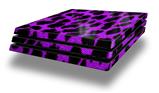 Vinyl Decal Skin Wrap compatible with Sony PlayStation 4 Pro Console Purple Leopard (PS4 NOT INCLUDED)