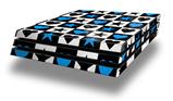 Vinyl Decal Skin Wrap compatible with Sony PlayStation 4 Pro Console Hearts And Stars Blue (PS4 NOT INCLUDED)
