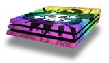 Vinyl Decal Skin Wrap compatible with Sony PlayStation 4 Pro Console Cartoon Skull Rainbow (PS4 NOT INCLUDED)