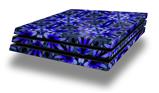 Vinyl Decal Skin Wrap compatible with Sony PlayStation 4 Pro Console Daisy Blue (PS4 NOT INCLUDED)