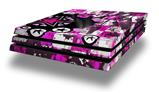 Vinyl Decal Skin Wrap compatible with Sony PlayStation 4 Pro Console Pink Star Splatter (PS4 NOT INCLUDED)