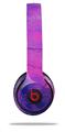 WraptorSkinz Skin Decal Wrap compatible with Beats Solo 2 and Solo 3 Wireless Headphones Painting Purple Splash (HEADPHONES NOT INCLUDED)