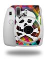 WraptorSkinz Skin Decal Wrap compatible with Fujifilm Mini 8 Camera Rainbow Plaid Skull (CAMERA NOT INCLUDED)