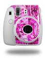 WraptorSkinz Skin Decal Wrap compatible with Fujifilm Mini 8 Camera Pink Plaid Graffiti (CAMERA NOT INCLUDED)