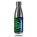 Skin Decal Wrap for RTIC Water Bottle 17oz Rainbow Zebra (BOTTLE NOT INCLUDED)
