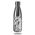 Skin Decal Wrap for RTIC Water Bottle 17oz Robot Love (BOTTLE NOT INCLUDED)