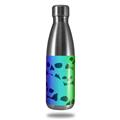 Skin Decal Wrap for RTIC Water Bottle 17oz Rainbow Skull Collection (BOTTLE NOT INCLUDED)