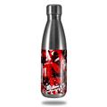Skin Decal Wrap for RTIC Water Bottle 17oz Red Graffiti (BOTTLE NOT INCLUDED)
