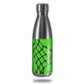 Skin Decal Wrap for RTIC Water Bottle 17oz Ripped Fishnets Green (BOTTLE NOT INCLUDED)