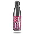 Skin Decal Wrap for RTIC Water Bottle 17oz Grunge Love (BOTTLE NOT INCLUDED)