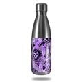 Skin Decal Wrap for RTIC Water Bottle 17oz Scene Kid Sketches Purple (BOTTLE NOT INCLUDED)