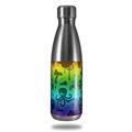Skin Decal Wrap for RTIC Water Bottle 17oz Cute Rainbow Monsters (BOTTLE NOT INCLUDED)