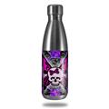Skin Decal Wrap for RTIC Water Bottle 17oz Butterfly Skull (BOTTLE NOT INCLUDED)