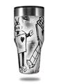 Skin Decal Wrap for Walmart Ozark Trail Tumblers 40oz Robot Love (TUMBLER NOT INCLUDED) by WraptorSkinz