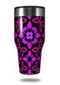Skin Decal Wrap for Walmart Ozark Trail Tumblers 40oz Pink Floral (TUMBLER NOT INCLUDED) by WraptorSkinz