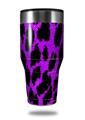 Skin Decal Wrap for Walmart Ozark Trail Tumblers 40oz Purple Leopard (TUMBLER NOT INCLUDED) by WraptorSkinz