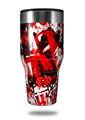 Skin Decal Wrap for Walmart Ozark Trail Tumblers 40oz Red Graffiti (TUMBLER NOT INCLUDED) by WraptorSkinz