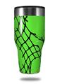 Skin Decal Wrap for Walmart Ozark Trail Tumblers 40oz Ripped Fishnets Green (TUMBLER NOT INCLUDED) by WraptorSkinz