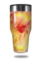 Skin Decal Wrap for Walmart Ozark Trail Tumblers 40oz Painting Yellow Splash (TUMBLER NOT INCLUDED) by WraptorSkinz