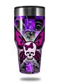 Skin Decal Wrap for Walmart Ozark Trail Tumblers 40oz Butterfly Skull (TUMBLER NOT INCLUDED) by WraptorSkinz