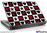 Laptop Skin (Large) - Hearts and Stars