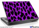 Laptop Skin (Large) - Purple Leopard
