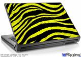 Laptop Skin (Large) - Zebra Yellow