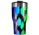 WraptorSkinz Skin Wrap compatible with 2017 and newer RTIC Tumblers 30oz Rainbow Leopard (TUMBLER NOT INCLUDED)