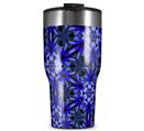 WraptorSkinz Skin Wrap compatible with 2017 and newer RTIC Tumblers 30oz Daisy Blue (TUMBLER NOT INCLUDED)