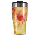 WraptorSkinz Skin Wrap compatible with 2017 and newer RTIC Tumblers 30oz Painting Yellow Splash (TUMBLER NOT INCLUDED)