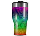 WraptorSkinz Skin Wrap compatible with 2017 and newer RTIC Tumblers 30oz Rainbow Butterflies (TUMBLER NOT INCLUDED)