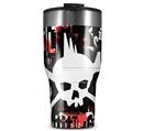 WraptorSkinz Skin Wrap compatible with 2017 and newer RTIC Tumblers 30oz Punk Rock Skull (TUMBLER NOT INCLUDED)