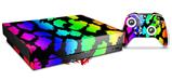 Skin Wrap for XBOX One X Console and Controller Rainbow Leopard