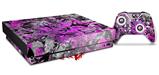 Skin Wrap for XBOX One X Console and Controller Butterfly Graffiti