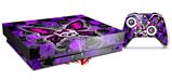 Skin Wrap for XBOX One X Console and Controller Butterfly Skull