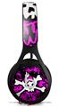 WraptorSkinz Skin Decal Wrap compatible with Beats EP Headphones Punk Skull Princess Skin Only HEADPHONES NOT INCLUDED