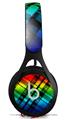 WraptorSkinz Skin Decal Wrap compatible with Beats EP Headphones Rainbow Plaid Skin Only HEADPHONES NOT INCLUDED