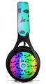 WraptorSkinz Skin Decal Wrap compatible with Beats EP Headphones Rainbow Skull Collection Skin Only HEADPHONES NOT INCLUDED