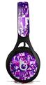 WraptorSkinz Skin Decal Wrap compatible with Beats EP Headphones Purple Checker Graffiti Skin Only HEADPHONES NOT INCLUDED