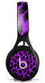 WraptorSkinz Skin Decal Wrap compatible with Beats EP Headphones Purple Leopard Skin Only HEADPHONES NOT INCLUDED
