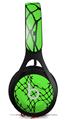 WraptorSkinz Skin Decal Wrap compatible with Beats EP Headphones Ripped Fishnets Green Skin Only HEADPHONES NOT INCLUDED