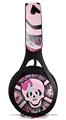 WraptorSkinz Skin Decal Wrap compatible with Beats EP Headphones Pink Skull Skin Only HEADPHONES NOT INCLUDED