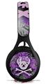 WraptorSkinz Skin Decal Wrap compatible with Beats EP Headphones Purple Girly Skull Skin Only HEADPHONES NOT INCLUDED