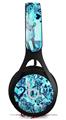 WraptorSkinz Skin Decal Wrap compatible with Beats EP Headphones Scene Kid Sketches Blue Skin Only HEADPHONES NOT INCLUDED