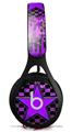 WraptorSkinz Skin Decal Wrap compatible with Beats EP Headphones Purple Star Skin Only HEADPHONES NOT INCLUDED