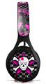 WraptorSkinz Skin Decal Wrap compatible with Beats EP Headphones Scene Kid Girly Skull Skin Only HEADPHONES NOT INCLUDED